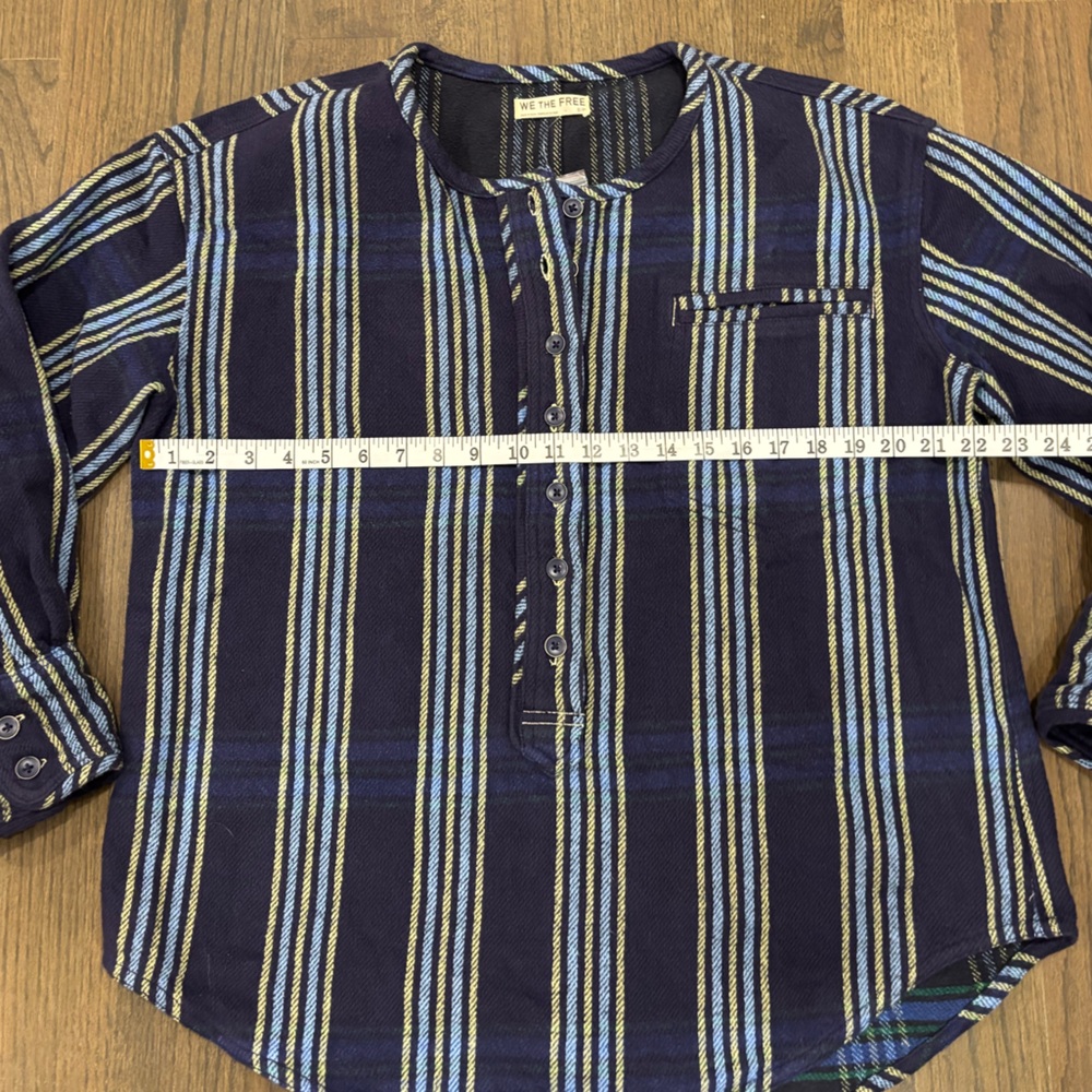 Free People We The Free Perfect In Plaid Pullover - Picture 9 of 11